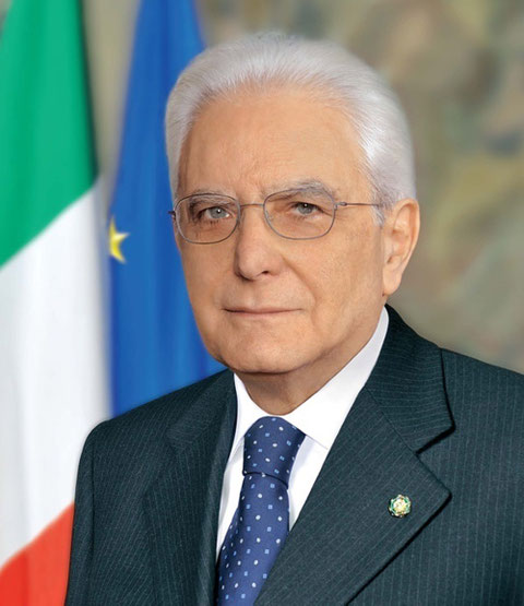 Presidente della Repubblica Italiana Sergio MATTARELLA 