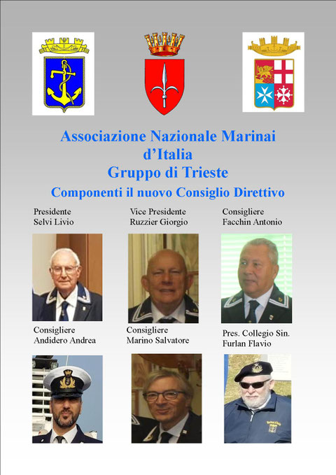 Nuovo Consiglio Direttivo ANMI Trieste
