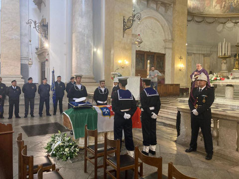 Funerale Amm. Albanese  Trieste. 