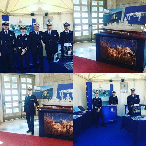 Lo stand della Marina Militare alla Barcolana. 