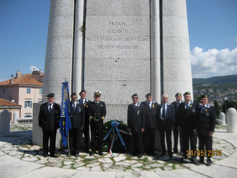 S. Giusto cerimonia Grande Guerra. 