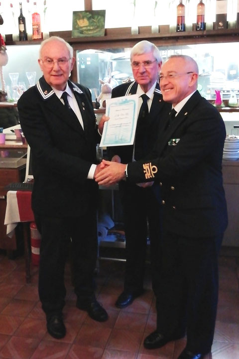 Consegna attestati benemerenza 
