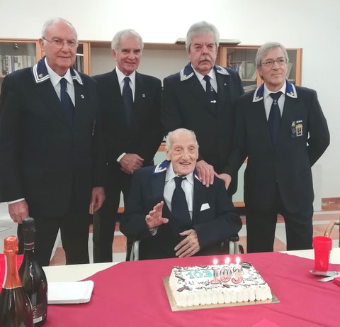 Il socio Vittorio ZANON HA FESTEGGIATO I SUOI 103 ANNI