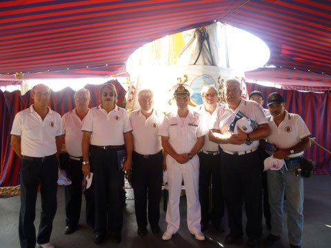 Gruppo soci ANMI in visita a Nave Palinuro