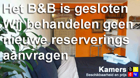 Bed and Breakfast Amsterdam West kamers, beschikbaarheid en prijzen.