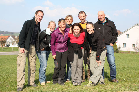 Jens-Thomas, Meret, Nicole, Tanja, Zuzana, Jörg, Nadine & Albi