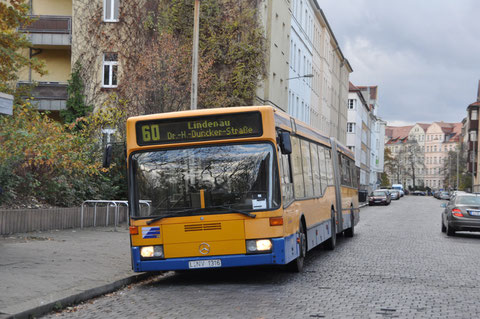 316 an der Endstelle Lipsiusstraße