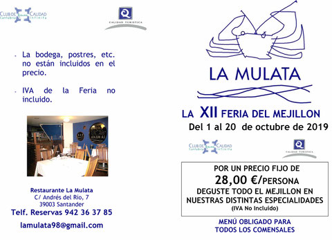 FERIA DEL MEJILLO 2019-RESTAURANTE AL MULATA