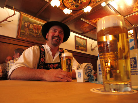 Etwas Schleichwerbung für Augustiner Bräu. Prost.