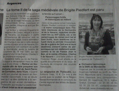 Article de Ouest-France du 27 novembre 2013