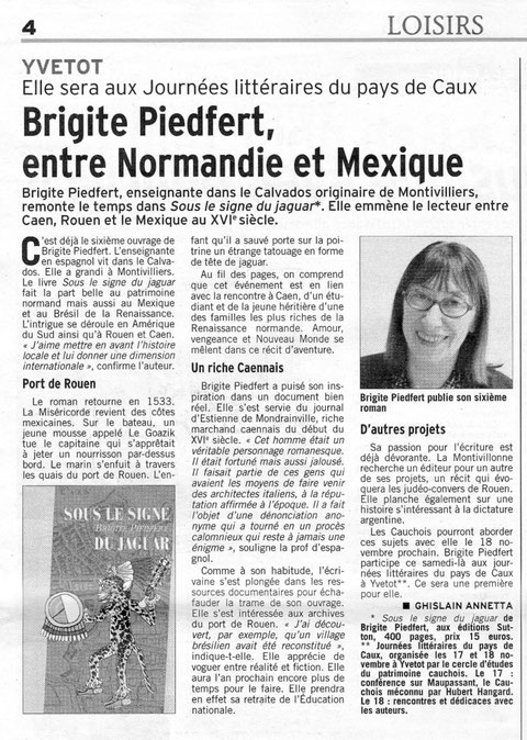 Courrier cauchois du 27 octobre 2017