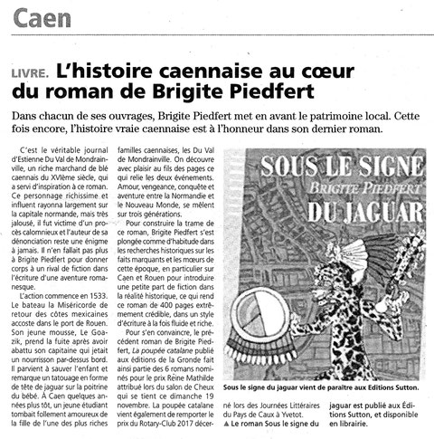 Article Liberté du 16/11/2017