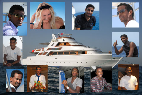 2009 - The Crew of M/Y Blue Waves - Ocean Window - click on the left on each name