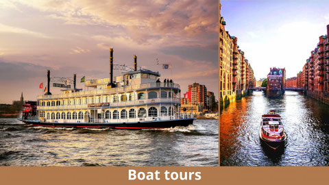 Hafenrundfahrt auf der Elbe in Hamburg