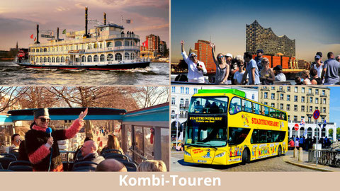 Kombiticket für Hafenrundfahrt und Stadtführung in Hamburg