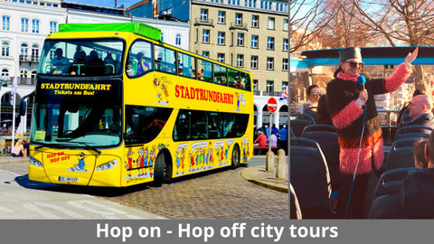 Stadtrundfahrt mit Doppeldecker in Hamburg