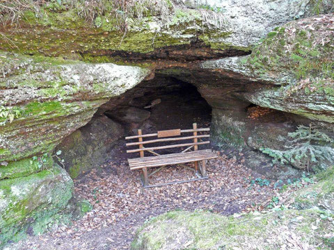 La grotte des Amoureux (Liebesgrotte)