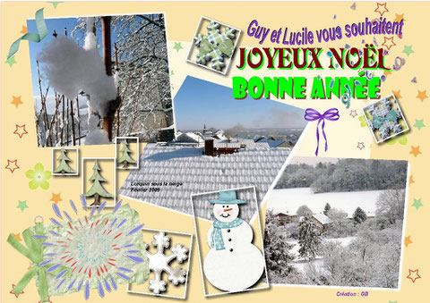 carte de Noël