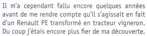 Extrait de l'article sur "Tracterus Passion et Collection"