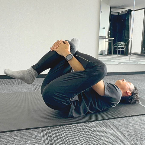 お尻のストレッチ