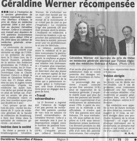 These Medecine Generale Strasbourg - Titre De La Thèse