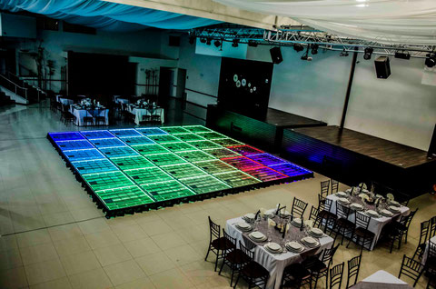 Pista de Baile Iluminada de Cristal