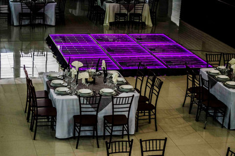 Renta Pista de Baile Iluminada