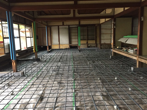 基礎背筋工事