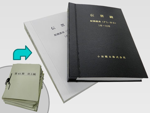 伝票綴・財務諸表<PL・BS>