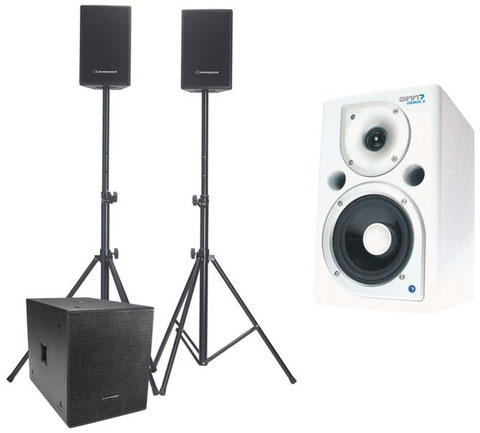 Systéme son 1000W - OCTAVE AUDIOPHONY ___Enceintes monitoring 150W - DIEBOX SINN7