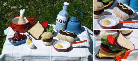 amigurumi uncinetto brunch