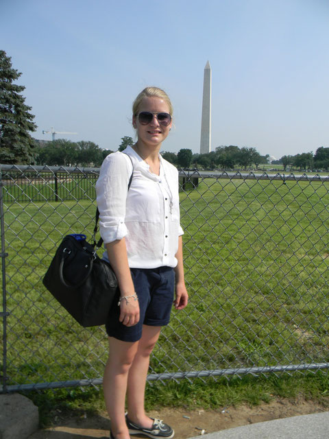 Me and the Washington Monument from the White house
