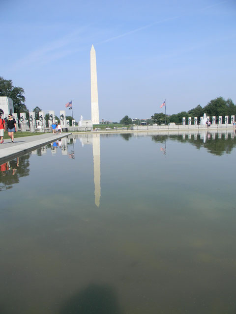took a walk along the reflecting pool at the National Mall
