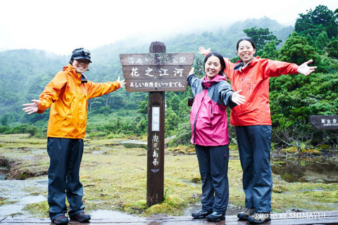 湿原・花之江河へ,屋久島,宮之浦岳縦走ツアー