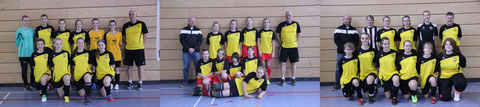 von links: Dreamteam, Juniorteam, Allstars