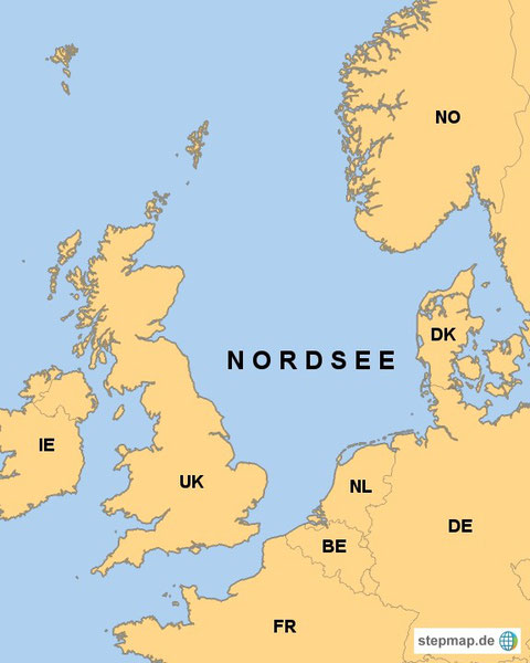 Übersicht Nordsee