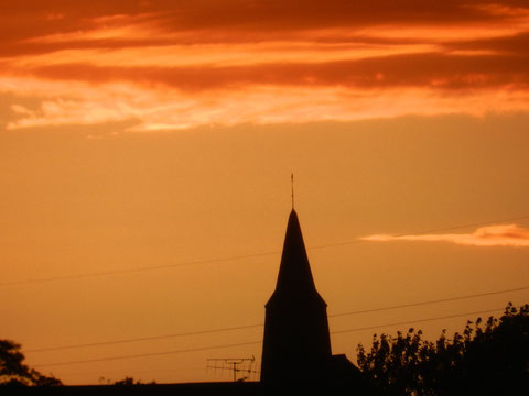 Coucher de soleil sur Trois-Puits