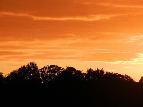 Coucher de soleil à Trois-Puits