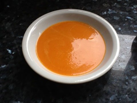 Kürbis-Suppe (Rezept: Bild anklicken!)
