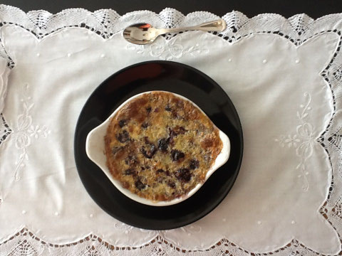 und nach dem Backen