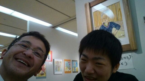 いずみさんと記念写真「ありがとう」 これからの活動を期待しています。マイペースで