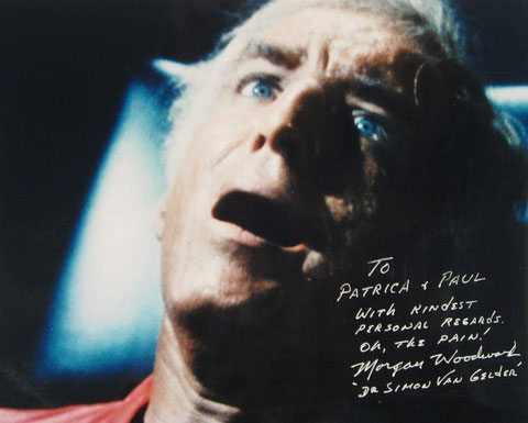 Morgan Woodward as Dr Simon Van Gelder : Signed at Grand Slam Show IX, USA, 2001