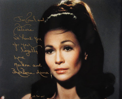 Barbara Luna as Barbara Moreau : Signed at Grand Slam Show IX, USA, 2001