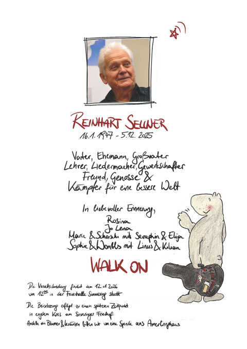 Reinhart Sellners Begräbnisparte