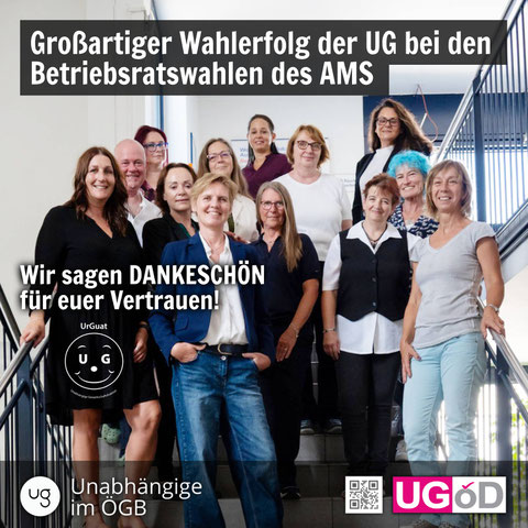 Gruppenfoto: UG im AMS