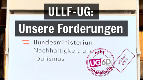 ULLF-UG: Unsere Forderungen