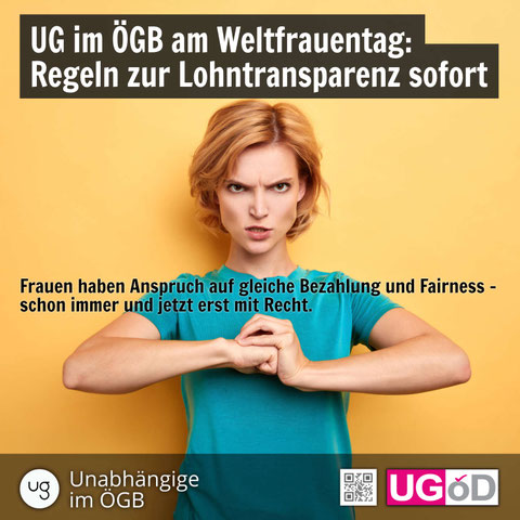 Eine Frau ballt wütend die Fäuste