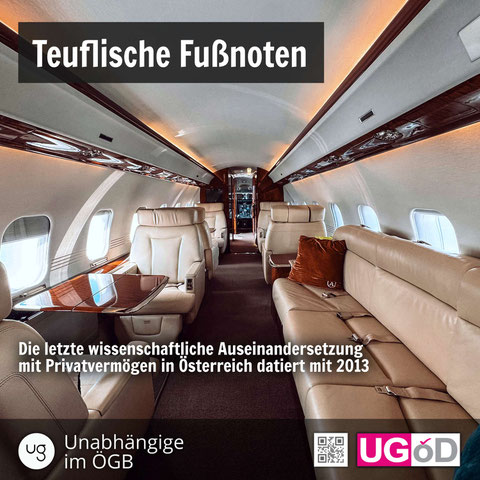 Das Innere eines Privatjets
