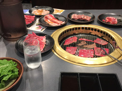 写真は一人焼肉の時のもの