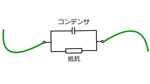 CRE(終端抵抗)の回路図